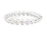 White Whale Natural Original Gemstone Round Beads Stretch Bracelet Healing Reiki 8mm