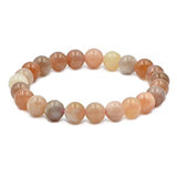 White Whale Natural Original Gemstone Round Beads Stretch Bracelet Healing Reiki 8mm