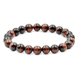 White Whale Natural Original Gemstone Round Beads Stretch Bracelet Healing Reiki 8mm