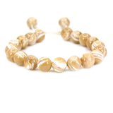 White Whale 8mm Round Beads Adjustable Braided Macrame Tassels Chakra Reiki Bracelets