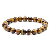 White Whale Natural Original Gemstone Round Beads Stretch Bracelet Healing Reiki 8mm