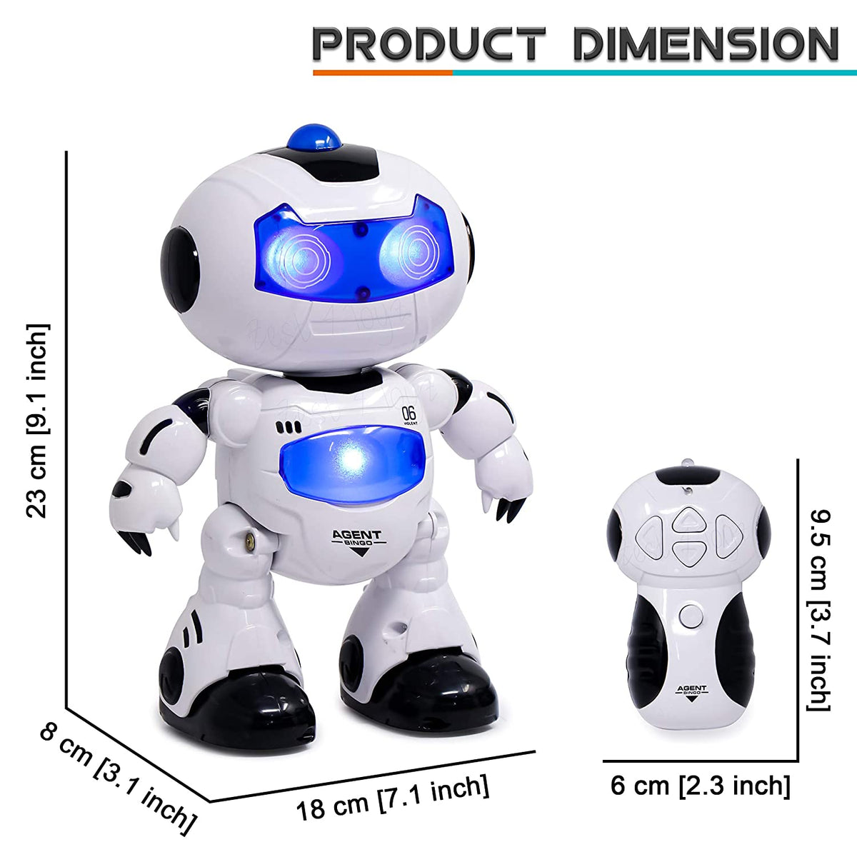 White Whale Remote Control Electric Musical and Dancing