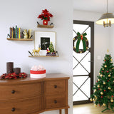 White Whale Wooden Wall Mounted Set of 3  Wooden Shelves for Perfect Decor of Any Room