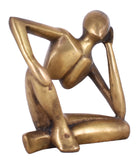 White Whale  Brass Statue Showpiece Religious Strength Sculpture Idol