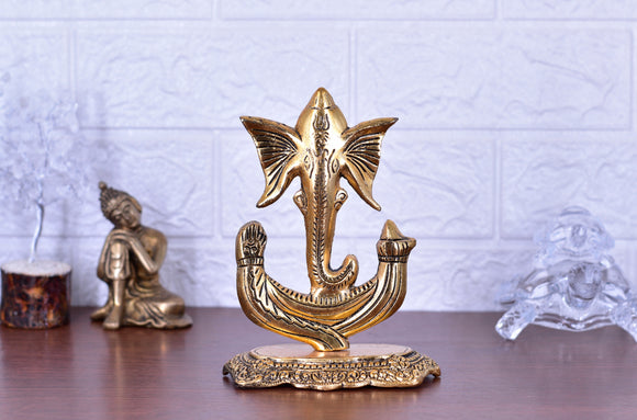 White Whale Antique Statue of  Lord Ganesh for Home Decoration for Gift and showpiece