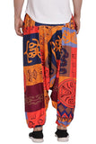 Whitewhale Men's Cotton Solid Harem Pants Yoga Trousers Hippie Pant
