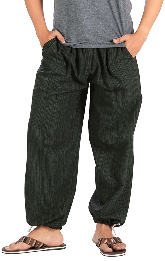 Whitewhale Cotton Joggers Pajama Yoga Pants Elasticed Waist Drawstring Trouser Pant