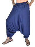 Whitewhale Men's Rayon Solid Harem Pants Yoga Trousers Hippie Pant
