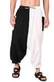 Whitewhale Men Women Cotton Summer Loose Baggy Hippie Boho Gypsy Harem Pants