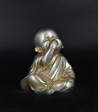 White Whale Brass Laughing Buddha for Wealth & Prosperity | Happy Man - Best for Gifting - Made in Tibet Home Decoration