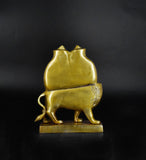 White Whale Chamunda Mata Brass Statue Religious Strength Sculpture Idol
