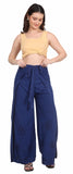 Whitewhale Womens Split Wide Leg Long Embroidered Rayon Wrap Palazzo Pant