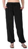 Whitewhale Womens Long Embroidered at the bottom Rayon Pajama/Trouser