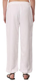 Whitewhale Womens Long Embroidered at the bottom Rayon Pajama/Trouser