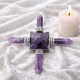 White Whale Pyramid Energy Generator 4 Points Reiki Healing Crystal Spiritual Feng Shui Gift