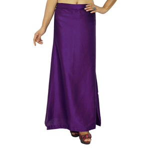 Whitewhale Satin Silk Petticoat Underskirt Indian Lining