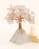 White Whale Tree Reiki Healing Crystal Gems Spiritual Feng Shui Vastu Table Décor