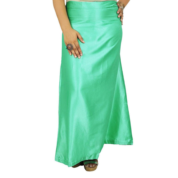 Whitewhale Satin Silk Petticoat Underskirt Indian Lining