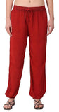 Whitewhale Womens Long Embroidered at the bottom Rayon Pajama/Trouser