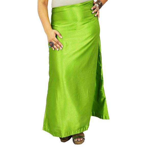Whitewhale Satin Silk Petticoat Underskirt Indian Lining
