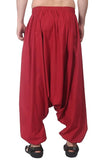 Whitewhale Mens Women Cotton Solid Aladdin Loose Baggy Boho Hippie Harem Pants