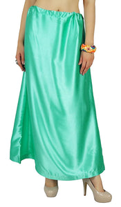 Whitewhale Satin Silk Petticoat Underskirt Indian Lining