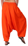 Whitewhale Mens Women Cotton Solid Aladdin Loose Baggy Boho Hippie Harem Pants