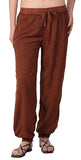 Whitewhale Womens Long Embroidered at the bottom Rayon Pajama/Trouser