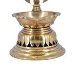 White Whale Balaji Brass Material Diya For Puja, Aarti, Temple, Gifts.