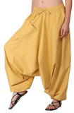Whitewhale Mens Women Cotton Solid Aladdin Loose Baggy Boho Hippie Harem Pants