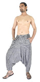 Whitewhale Mens Cotton Stripe Harem Pants Pockets Yoga Trousers Hippie
ple T-Shirt