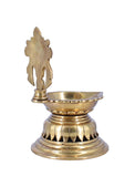 White Whale Balaji Brass Material Diya For Puja, Aarti, Temple, Gifts.