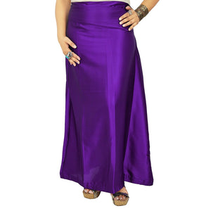 Whitewhale Satin Silk Petticoat Underskirt Indian Lining