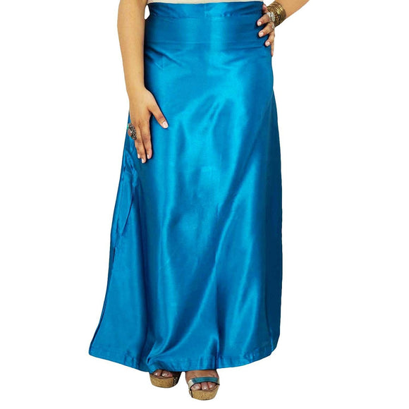 Whitewhale Satin Silk Petticoat Underskirt Indian Lining