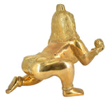 White Whale Laddu Bal Gopal, Kishna Statue, Thakur Ji Brass Statue Religious Strength God Sculpture Idol