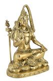 White Whale Lord Shiva Brass Statue Idol Sculpture Hindu God Natraja Shiv Figurine Home Décor