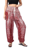 Whitewhale Women's Harem Hippie Boho Yoga Printed Palazzo Casual Pants