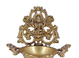 White Whale Brass Oil Lamp Deeplaxmi Dia | Lakshmi Laxmi Diya for Puja