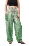 Whitewhale Women's Harem Hippie Boho Yoga Printed Palazzo Casual Pants