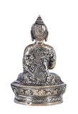 White Whale Brass Buddha Statue Yoga Murti for Home Decor Entrance Office Table Living Room Meditation Luck Gift Feng Shui