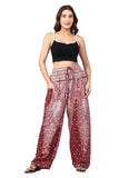 Whitewhale Women's Harem Hippie Boho Yoga Printed Palazzo Casual Pants