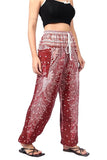 Whitewhale Women's Harem Hippie Boho Yoga Printed Palazzo Casual Pants