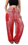 Whitewhale Women's Harem Hippie Boho Yoga Printed Palazzo Casual Pants