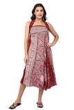 Whitewhale Printed Long Skirts for Women | 2-in-1 Boho Dress & Maxi Skirt for Bohemian Festivals, Vacation & Casual wear