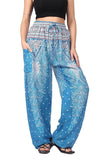 Whitewhale Women's Harem Hippie Boho Yoga Printed Palazzo Casual Pants