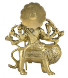 White Whale Lord Shiva Brass Statue Idol Sculpture Hindu God Natraja Shiv Figurine Home Décor