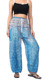 Whitewhale Women's Harem Hippie Boho Yoga Printed Palazzo Casual Pants
