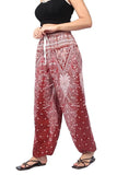 Whitewhale Women's Harem Hippie Boho Yoga Printed Palazzo Casual Pants