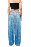 Whitewhale Women's Harem Hippie Boho Yoga Printed Palazzo Casual Pants