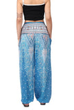 Whitewhale Women's Harem Hippie Boho Yoga Printed Palazzo Casual Pants